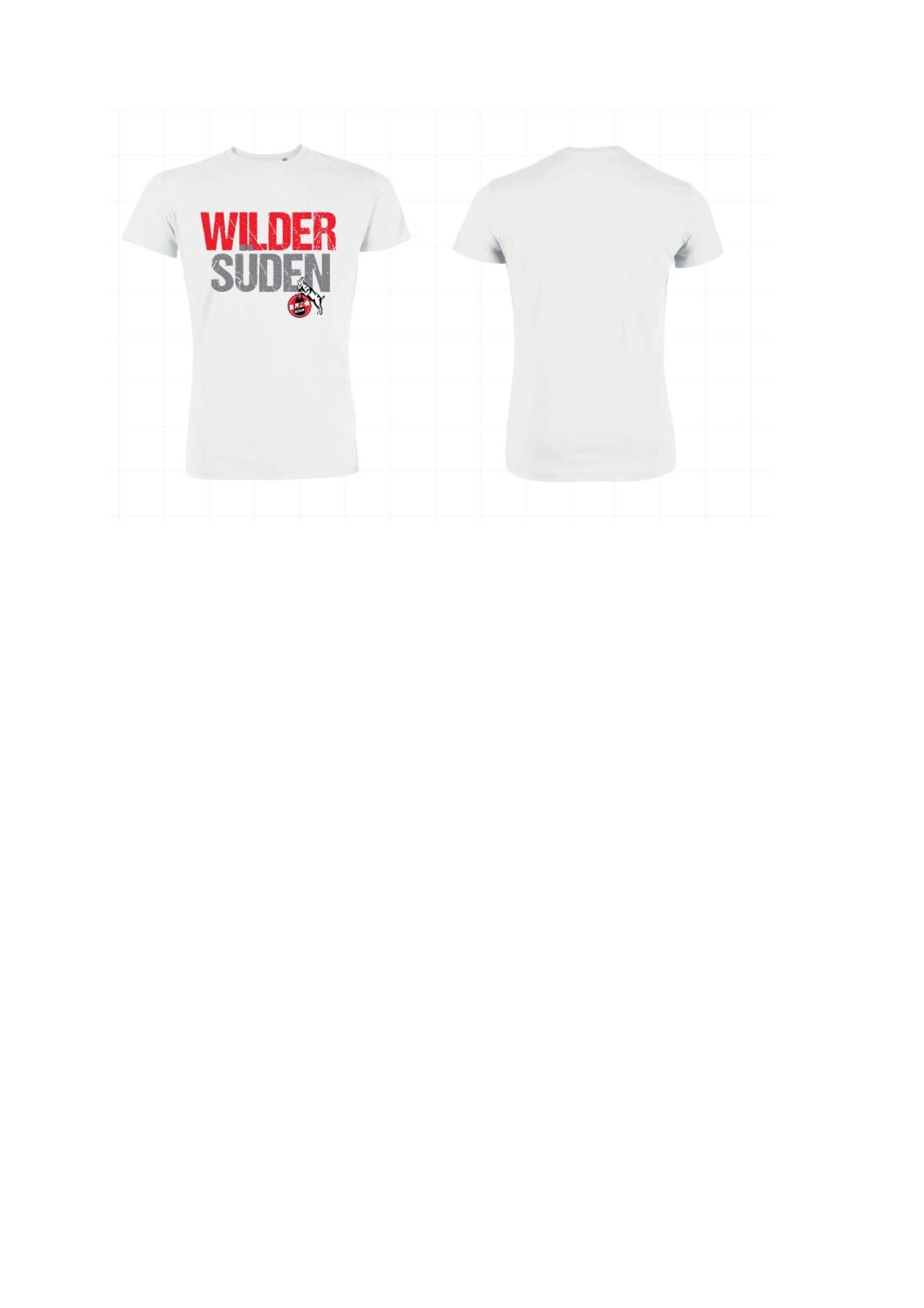 WILDER SÜDEN T-Shirt-weiß - "WILDER SÜDEN"